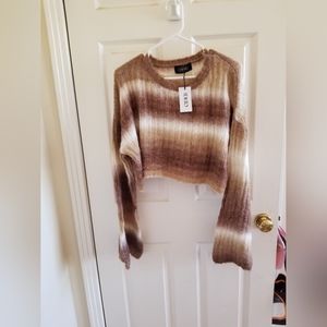 Crop top sweater